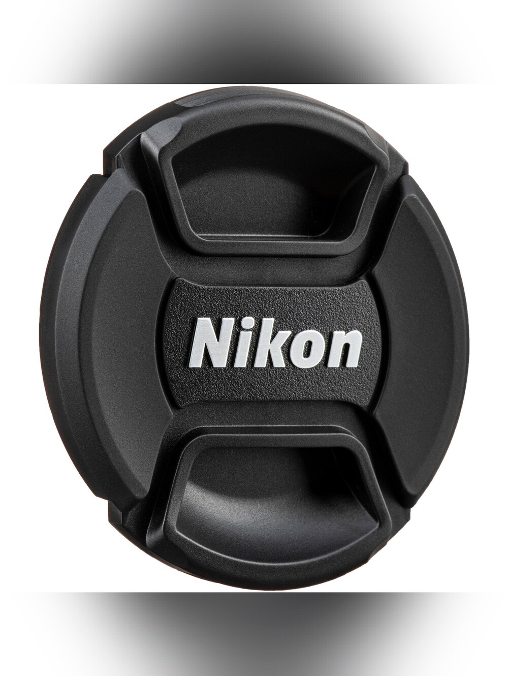 NWOT Nikon Black Lens Cap with Silver Logo - 52/55/58/62mm